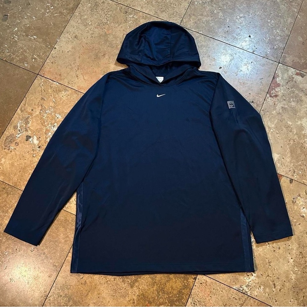 Vintage Y2K Nike men’s center swoosh blue hoodie jacket size Xxl